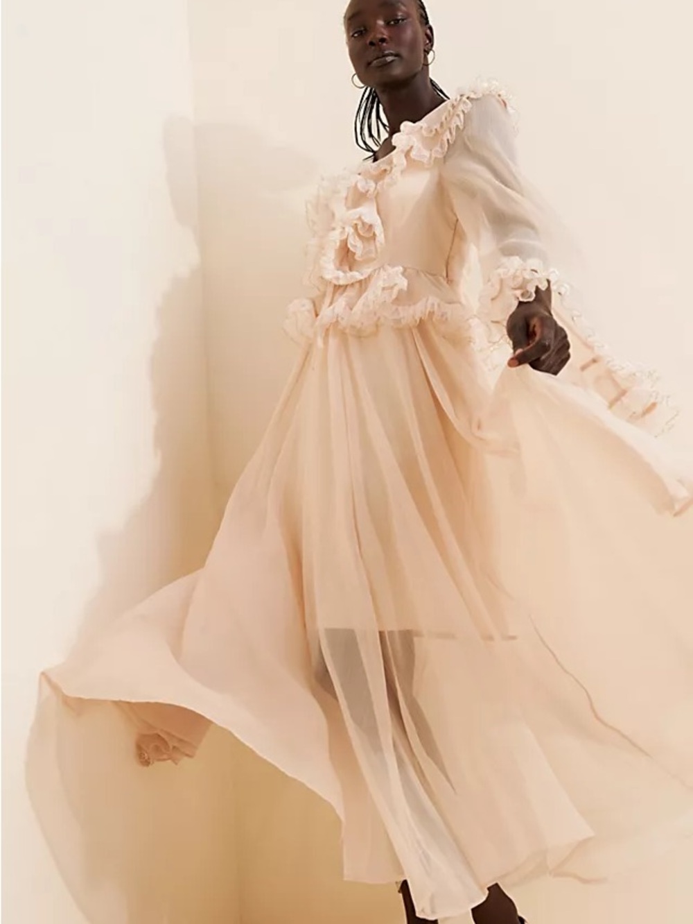Celia B Bliss Maxi Dress Medium Cream